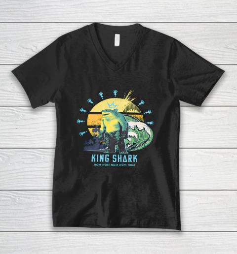 King Shark TShirt Suicide Squad V-Neck T-Shirt