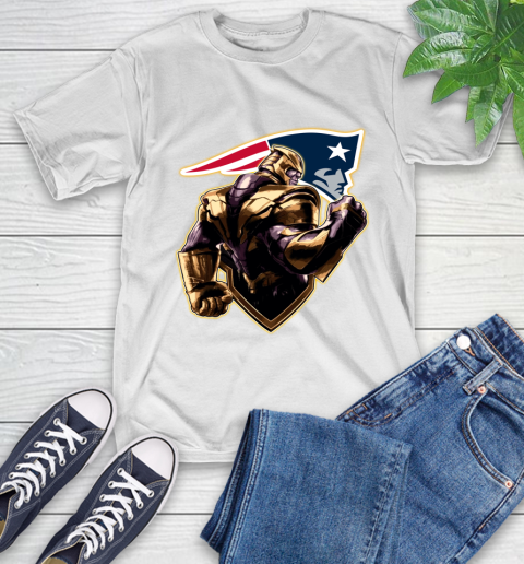 NFL Thanos Avengers Endgame Football Sports New England Patriots T Shirt Tee For Sports