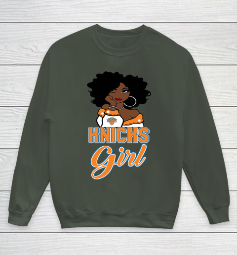New York Knicks Girl NBA Youth Sweatshirt 10