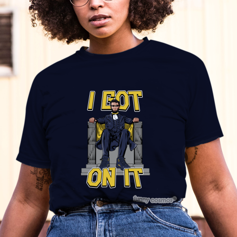 Air Jordan 12 IMichigan Matching Sneaker Tshirt Lincoln Navy and Yellow Jordan Shirt