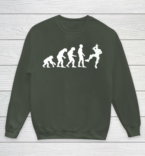 Fortnite Tshirt Human Evolution Take That L Emote Dance Youth Sweatshirt 8