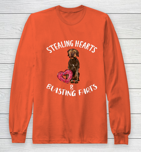 Stealing Hearts Blasting Farts Wirehaired Pointing Griffon Long Sleeve T-Shirt 3