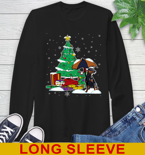 Dobermann Christmas Dog Lovers Shirts 55
