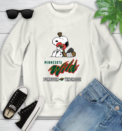 NHL The Peanuts Movie Snoopy Forever Win Or Lose Hockey Minnesota Wild 115