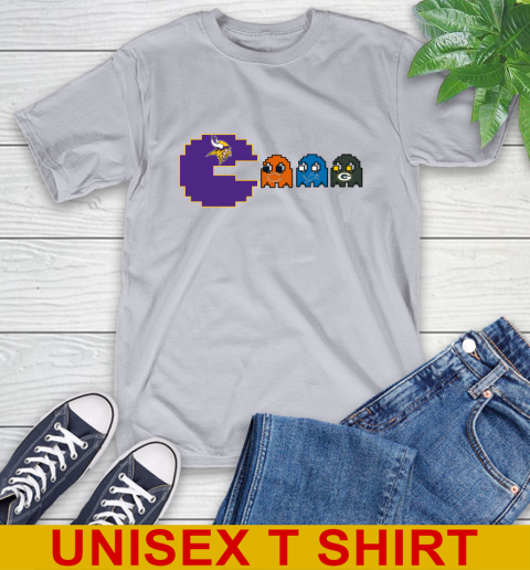 Minnesota Vikings NFL Football Pac Man Champion T-Shirt 6