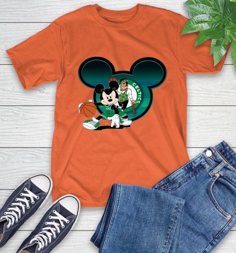 NBA Boston Celtics Mickey Mouse Disney Basketball T-Shirt 5