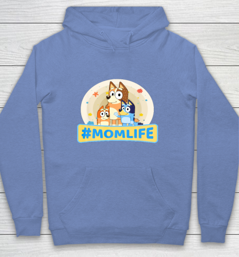 Bluey Mom Family For Life Youth Hoodie 8