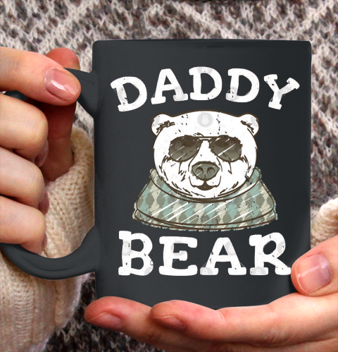 Father's Day Funny Gift Ideas Apparel  Daddy Bear  Gift Funny Dad Funny Father T Shirt Ceramic Mug 11oz