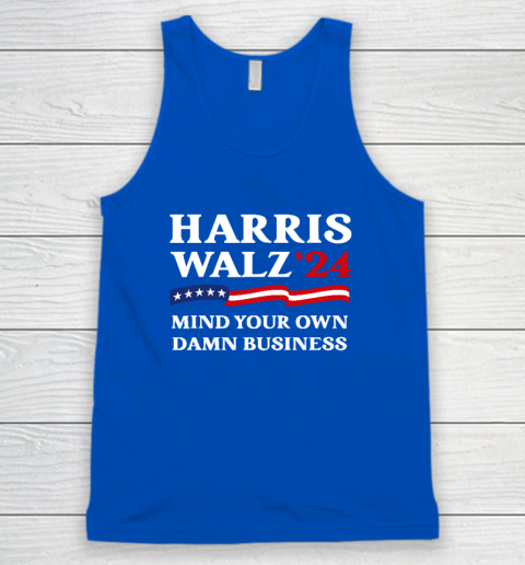 Harris Waltz 2024 Mind Your Own Damn Business Tank Top 3