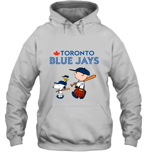 Toronto Blue Jays Let's Play Baseball Together Snoopy MLB Hoodie