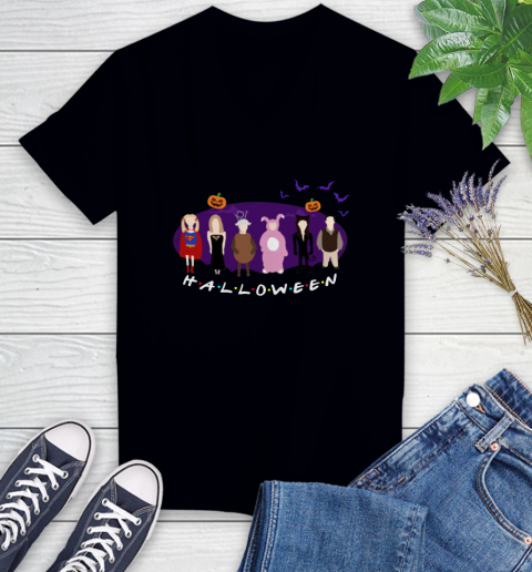 Friends Tv Show The One with the Halloween Party Women's V-Neck T-Shirt