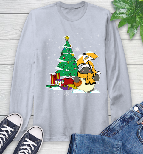 Denver Nuggets NBA Basketball Cute Tonari No Totoro Christmas Sports Long Sleeve T-Shirt 6