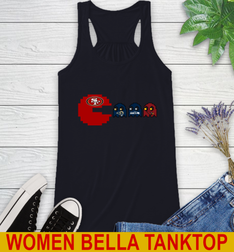 San Francisco 49ers NFL Football Pac Man Champion Racerback Tank 10