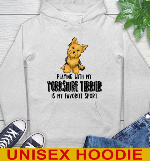 Playing with my yorkshire terrier is my favorite sport 13