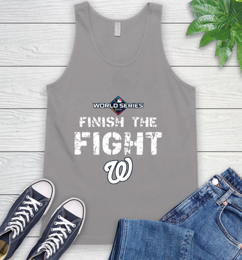 Finish The Fight Washington Nationals World Series 2019 Tank Top 3