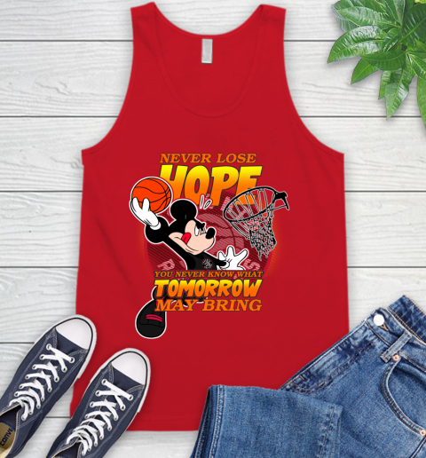 Toronto Raptors NBA Basketball Mickey Disney Never Lose Hope Tank Top 5