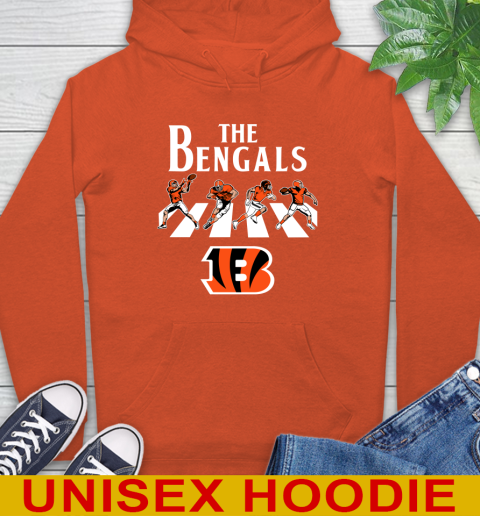 NFL Football Cincinnati Bengals The Beatles Rock Band Shirt Hoodie 4