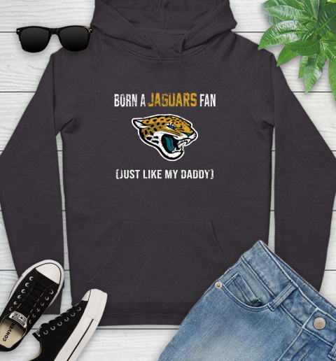 NFL Jacksonville Jaguars Football Loyal Fan Just Like My Daddy Shirt Youth Hoodie 6