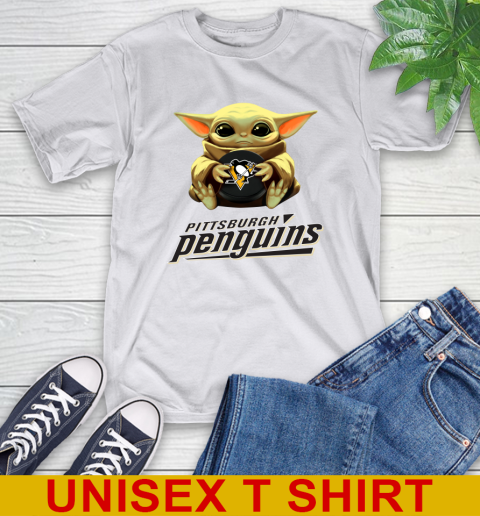 NHL Hockey Pittsburgh Penguins Star Wars Baby Yoda Shirt 12