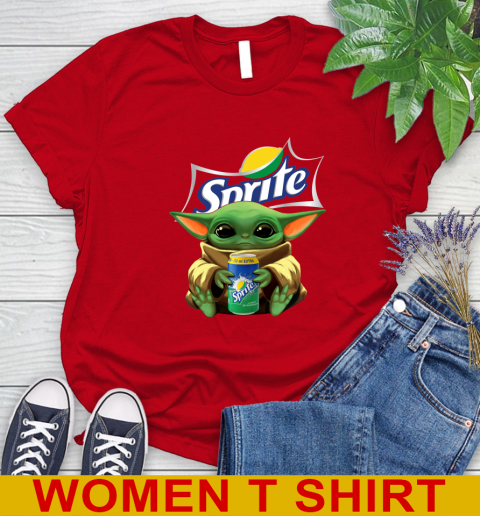 Star Wars Baby Yoda Hugs Sprite Soft Drink Shirt 98