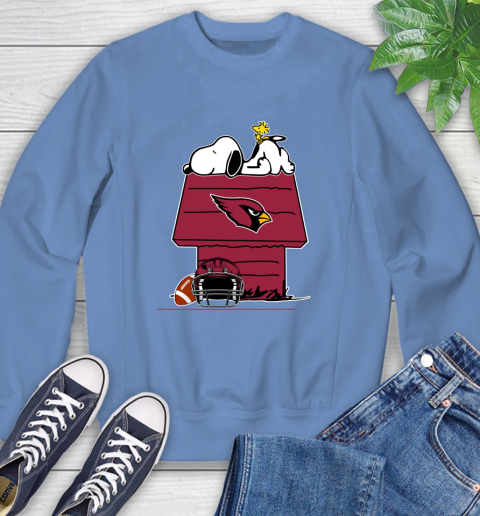 Arizona Cardinals NFL Football Snoopy Woodstock The Peanuts Movie Sweatshirt 11