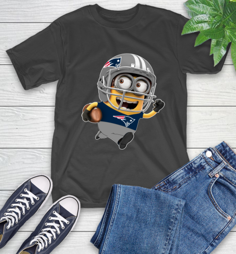 NFL New England Patriots Minions Disney Football Sports T-Shirt 2