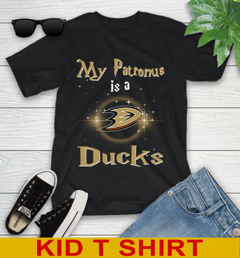 NHL Hockey Harry Potter My Patronus Is A Anaheim Ducks Youth T-Shirt