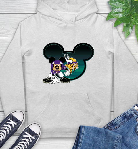 NFL Minnesota Vikings Mickey Mouse Disney Football T Shirt Hoodie