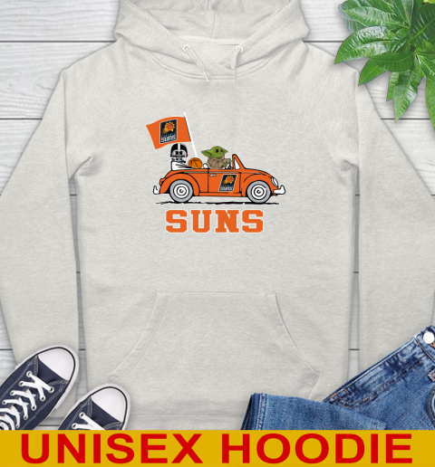 NBA Basketball Phoenix Suns Darth Vader Baby Yoda Driving Star Wars Shirt Hoodie 12