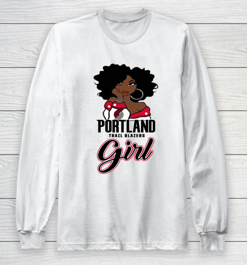 Portland Trail Blazers Girl NBA Long Sleeve T-Shirt 2