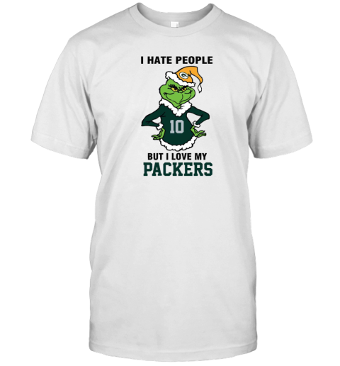 I Hate People But I Love My Packers Green Bay Packers NFL Teams T-Shirt