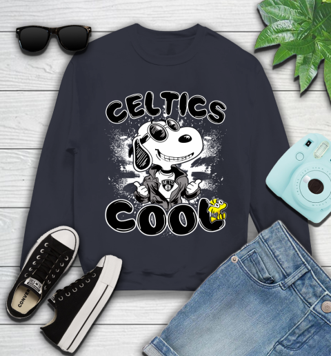 NBA Basketball Brooklyn Nets Cool Snoopy Shirt Youth Sweatshirt 2