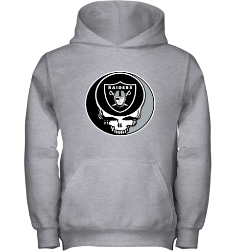 NFL Oakland Raiders Grateful Dead Rock Band Football Sports pvJon4Lu5pU youth hoodie 43 95 151514 front sport grey