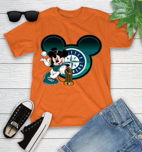 MLB San Francisco Giants The Commissioner's Trophy Mickey Mouse Disney Youth T-Shirt 7