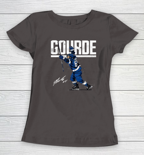 Yanni Gourde For Tampa Bay Lightning Fans Women's T-Shirt 7