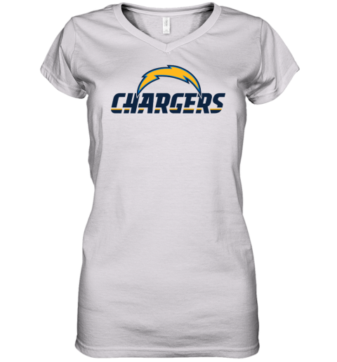 Los Angeles Chargers NFL Women's V-Neck T-Shirt