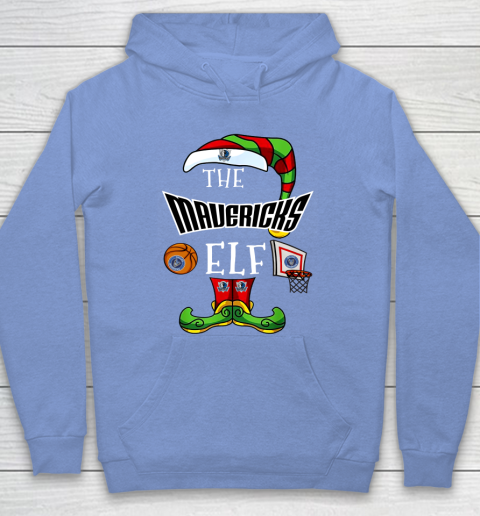 Dallas Mavericks Christmas ELF Funny NBA Hoodie 8