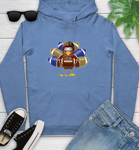 Baltimore Ravens Turkey Thanksgiving Day Youth Hoodie 12