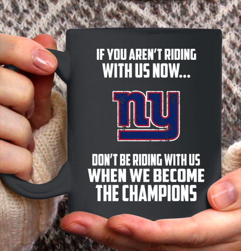 NFL New York Giants Football We Become The Champions Ceramic Mug 11oz