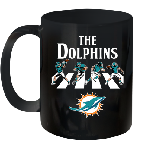 NFL Football Miami Dolphins The Beatles Rock Band Shirt Ceramic Mug 11oz