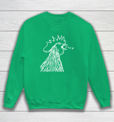 Funny Chicken Rooster Saying FUCK Sweatshirt 4