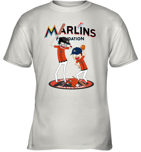 Nike Youth's Miami Marlins Early Work T-Shirt - Gray - L Each