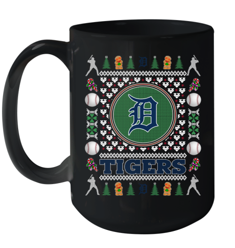 Detroit Tigers Merry Christmas MLB Baseball Loyal Fan Ceramic Mug 15oz