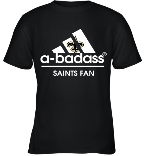 A Badass New Orleans Saints Mashup Adidas NFL Youth T-Shirt