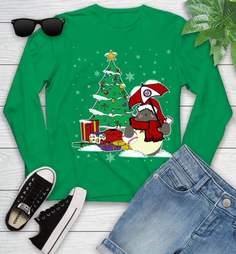 Washington Nationals MLB Baseball Cute Tonari No Totoro Christmas Sports Youth Long Sleeve 7