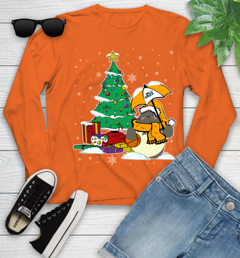 Utah Jazz NBA Basketball Cute Tonari No Totoro Christmas Sports Youth Long Sleeve 3