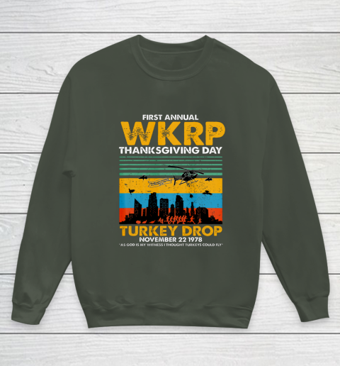 Wkrp Turkey Drop Shirt Turkey Drop T Shirt Turkey Drop Retro Youth Sweatshirt 8