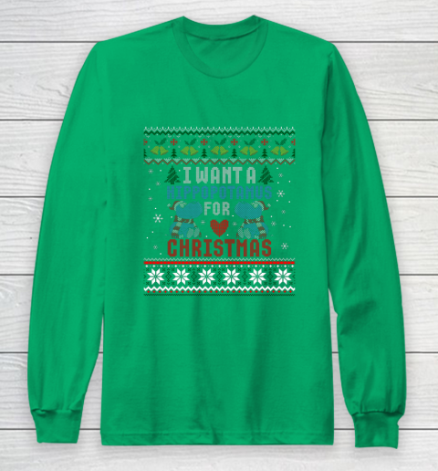 I Want A Hippopotamus For Christmas Ugly Xmas Long Sleeve T-Shirt 4