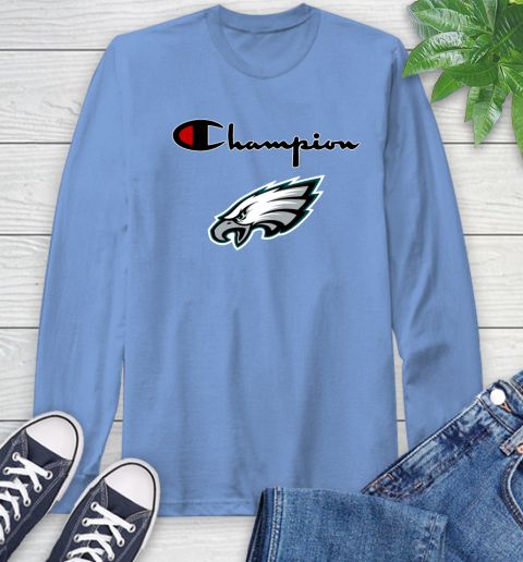 NFL Football Philadelphia Eagles Champion Shirt Long Sleeve T-Shirt 10