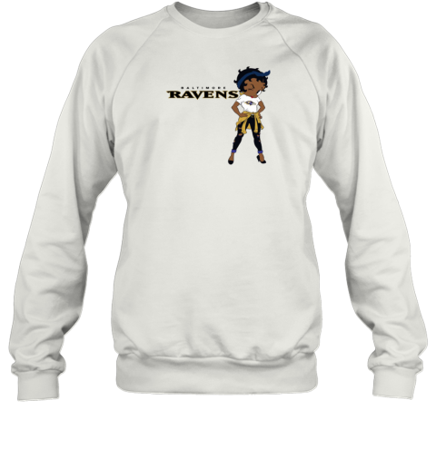 Betty Boop Baltimore Ravens Sweatshirt